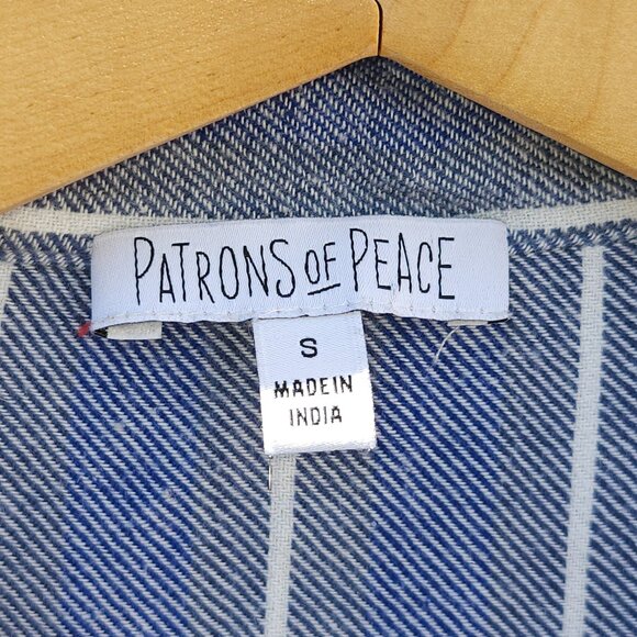 PATRONS of PEACE Short Sleeve Romper One Piece Women's Size Small Cropped Widele - Picture 2 of 5